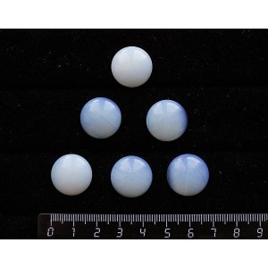 Опал (синт.) кабошон , круг 18мм