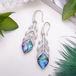 Серьги гелиотис перышки Серьги гелиотис перышки