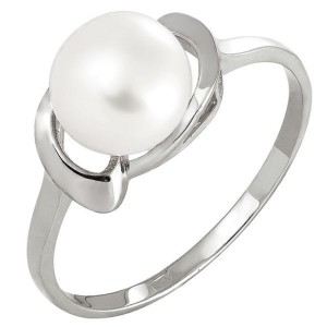 C925 Кольцо 1,76г жемчуг родирование