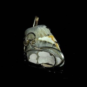 Кулон из агата, 32*45мм