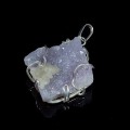 Кулон аметист в посеребрении 41х34мм, авт.-ручная работа Кулон аметист в посеребрении 41х34мм, авт.-ручная работа