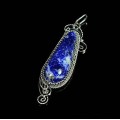 Кулон с лазуритом, 15*52 мм Кулон с лазуритом, 15*52 мм