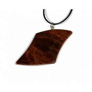 Кулон из обсидиана "Русалка" 27*42мм