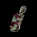 Кулон из спектропирита, 32*40мм