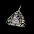 Кулон чароит 41*44мм