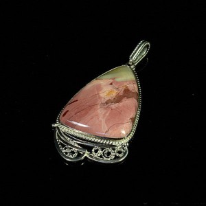 Кулон яшма 32*57мм