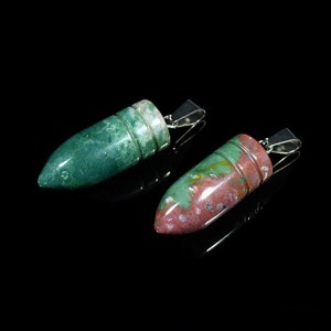 Кулон патрон малый из яшмы 10*28мм Кулон патрон малый из яшмы 10*28мм