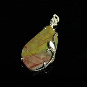 Кулон из яшмы, 29*50мм