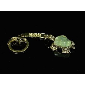 Брелок с пренитом из бронзы "черепаха" 32х22х12мм