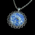 Кулон на цепочке круг 40мм с лазуритом Кулон на цепочке круг 40мм с лазуритом