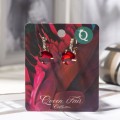 Серьги со стразами "Кристалл" яркий, цвет красный, цвет золотистый (стразы, бижутерный сплав) Серьги со стразами "Кристалл" яркий, цвет красный, цвет золотистый (стразы, бижутерный сплав)