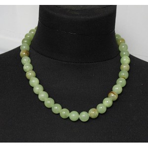 Бусы из оникса, шарик d-12 мм, 46-48 см