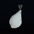 Кулон из агата белого, 30*57мм