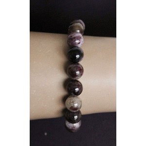Браслет из турмалина, шарик 9-10мм