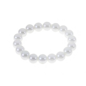 Браслет "Классика", цвет белый (пластик, силикон)