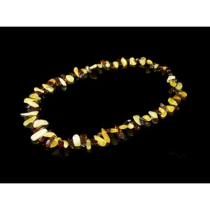 Бусы из янтаря, облепиха медово-молочный, коньячный, 50см