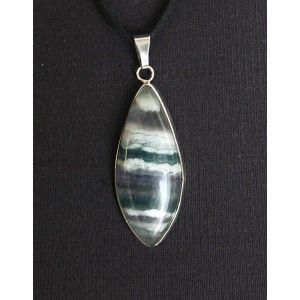 Кулон из флюорита 50х20мм