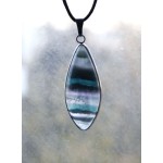 Кулон из флюорита 50х20мм