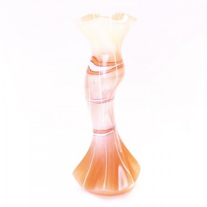 Ваза "Фантазия" из селенита 80*85*220 мм