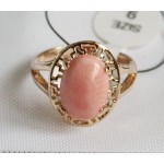 Кольцо с кораллом "греческое"