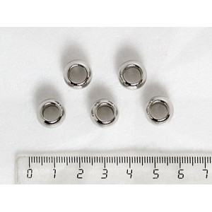 Бусины под металл для шнура д 12мм, отверстие 6мм