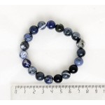 Браслет из содалита, шарик 10мм