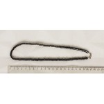 Бусы из гематита магнитного, плоские бусины 7мм, 45см