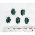 Малахит, кабошон овал 14х10мм