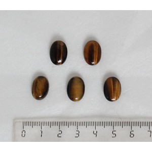 Тигровый глаз, кабошон овал 14х10мм