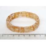 Браслет из цитрина 12х9мм, огранка на резинке