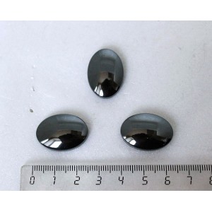 Гематит, кабошон овал 25х18мм