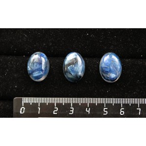 Кианит, кабошон-мозаика овал 18х13мм