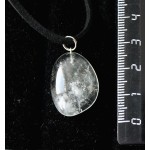 Кулон из празиолита (зеленый аметист), галтовка до 25мм