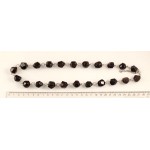 Бусы из граната на колечках 55 см, камень от 14мм крупная огранка