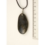 Кулон из лабрадорита 55х28мм, синий эффект