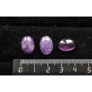 Аметист, кабошон овал 14х10мм