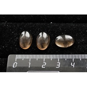 Раухтопаз, кабошон овал 14х10мм