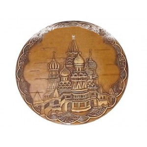 Подставка под бокал «Храм Василия Блаженного», Москва