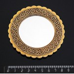 Зеркало береста круглое 85мм "икона Богоматерь Казанская"