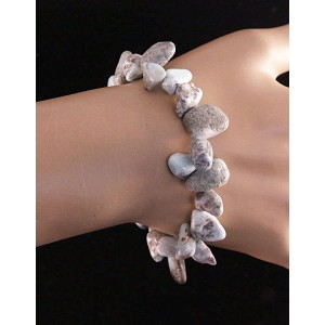 Браслет из ларимара, облепиха