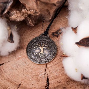 Символ предков "Дерево жизни" (Бронза, текстиль)