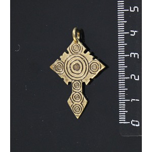 Монастырская подвеска H 25 мм L 27 мм медь