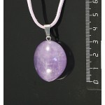 Кулон из аметиста светлого, галтовка 30х25х22мм