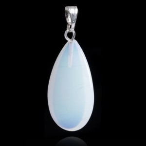 Кулон капля опал (синт.)