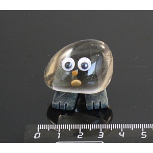 Сувенир "Домовой" из раухтопаза 28*28*25мм