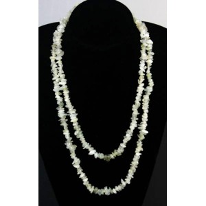 Бусы оникс светло-зеленый галтовка 120 см