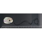 Кулон из селенита "капля" 55х40мм