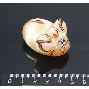 Сувенир из селенита "бычок мини"