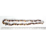 Бусы из яшмы коричнево-желтой (мукаит), галтовка мелкая, 48см