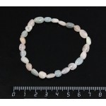 Браслет из морганита, аквамарина, берилла, овалы 5-8мм